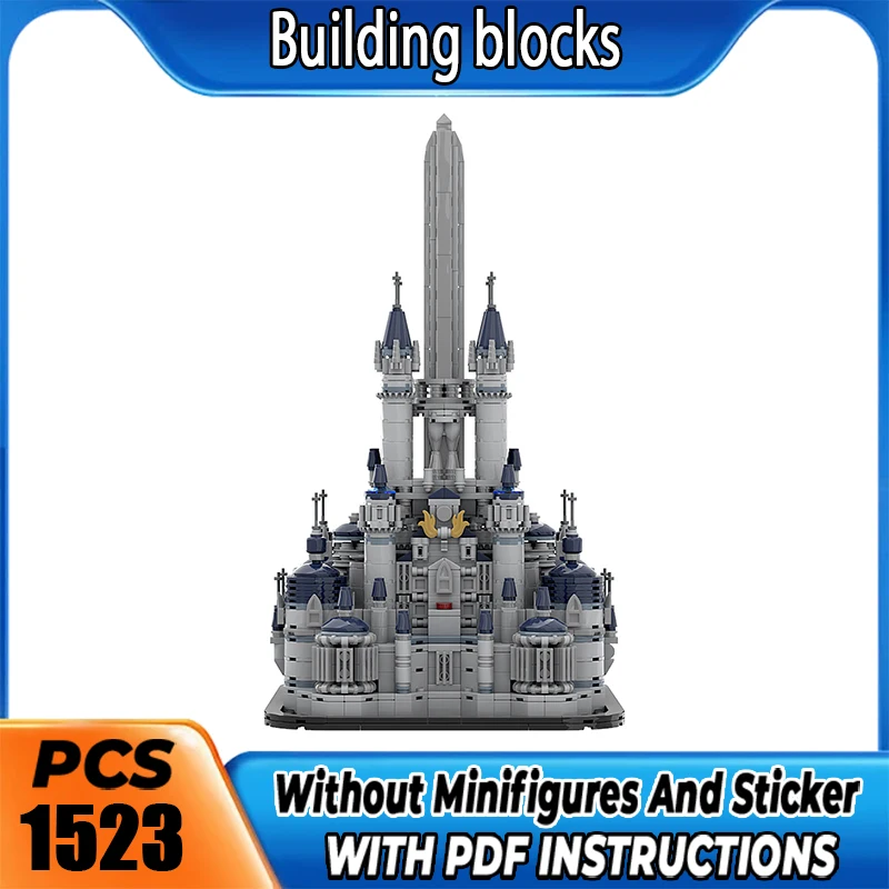 1523PCS MOC Alexandria Castle Building Blocks DIY Bricks Model Educational Collectible Toy Desktop Gift for Teens and Adult