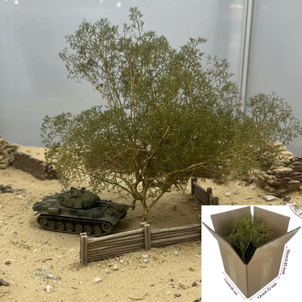 محاكاة العشب الجاف نموذج تشينوبوديوم أشجار الأرستاتوم بوش لطاولة الرمل HO العسكرية المناورات قطار السكك الحديدية المشهد 1 صندوق #1