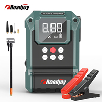 Roadjoy Jump Starter With Air Compressor 5000A(8L Gas/8L DieselAir Pump Jump 150PSI Portable Charger Car Booster Starting Device