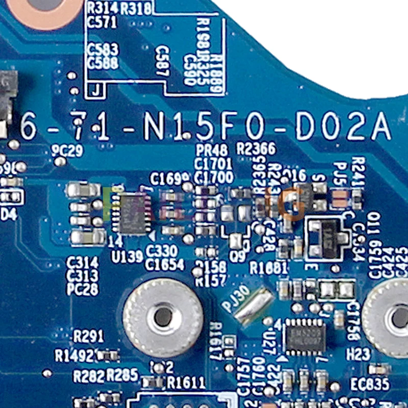 Raytheon Mechanic T57-D1U Z7M Notebook Mainboard 6-71-N15F0-D02A I7-6700HQ GTX960M 4G Laptop Motherboard Full Tested image 5
