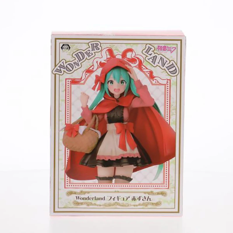 In Stock TAiTO Hatsune Miku Wonderland Figure Little Red Riding Hood PVC 18CM Anime Action Figures Model Collection Toy