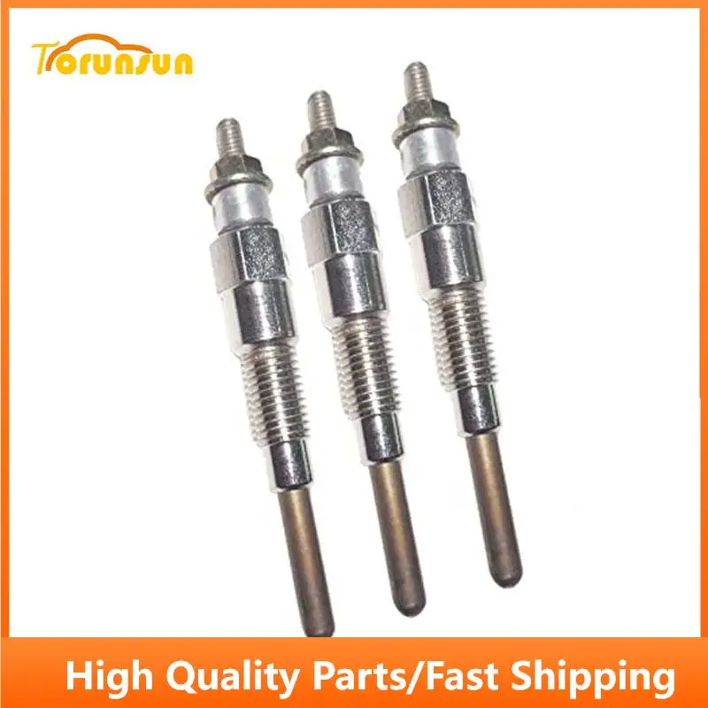 3PCS Glow Plug 6670470 for Bobcat E10 E14 E16 2200 2300 453 463 553 MT50 MT52 B200 B250 BL275 316 319