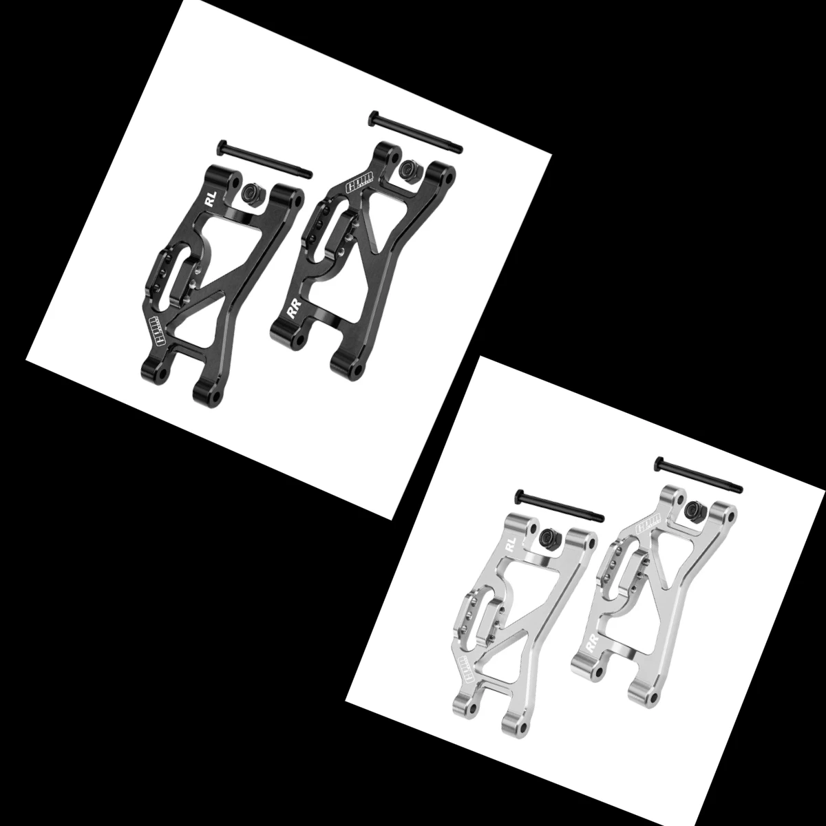 GPM TRAXXAS MINI SLASH 4X4-108164-1 para brazos de suspensión inferior trasera de aleación 7075-T6