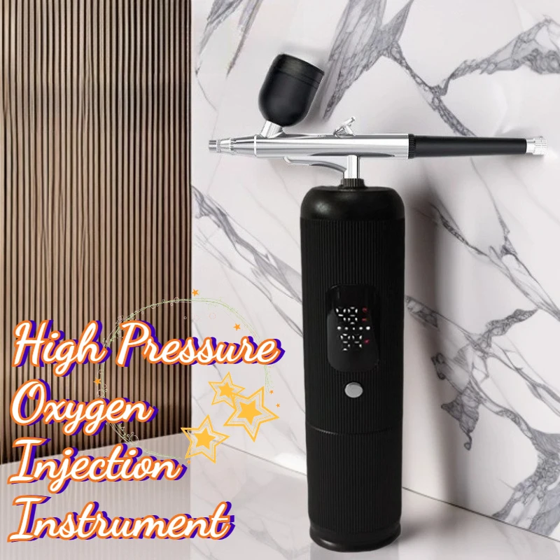 Household High Pressure Oxygen Injection Instrument Portable Multi-functional Spray Painting Devices Beauty Spray Instruments