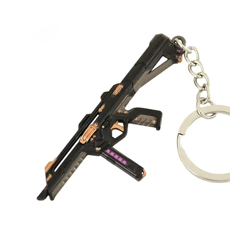 Valorant Weapon Keychain Prelude To Chaos Stinger ModelSamurai Sword Weapon Model Figure Keychain Accessorie Craft Gifts Toy kid