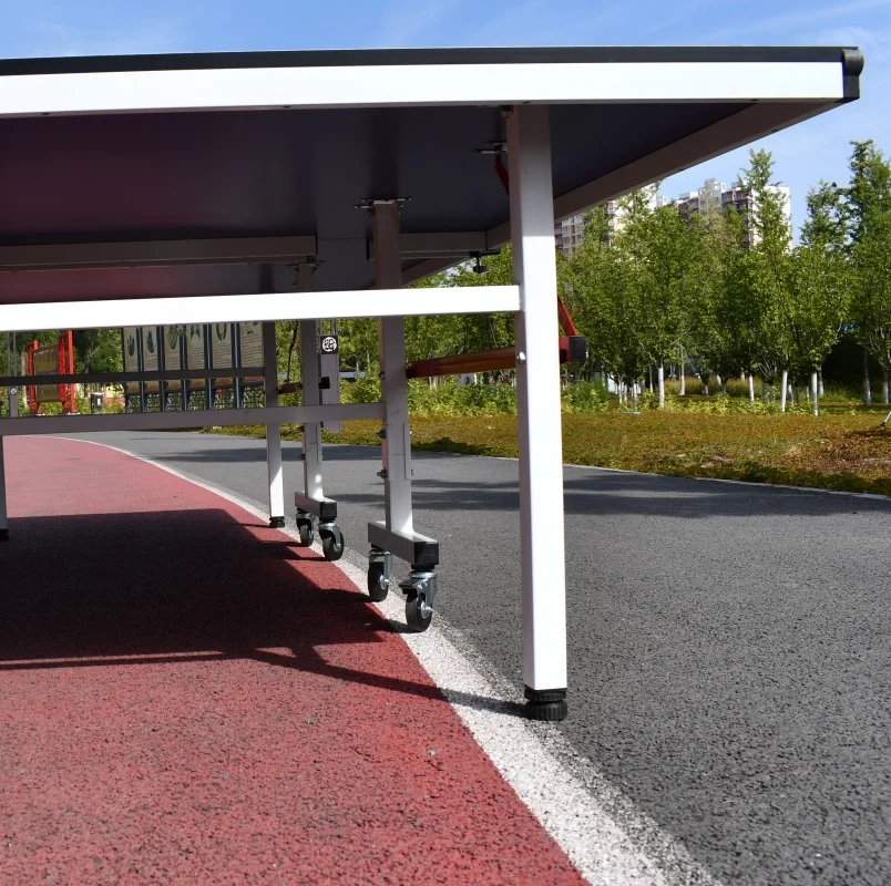 Table de ping-pong professionnelle approuvée ITF OEM avec roues, tables de tennis de table pliantes, 25mm