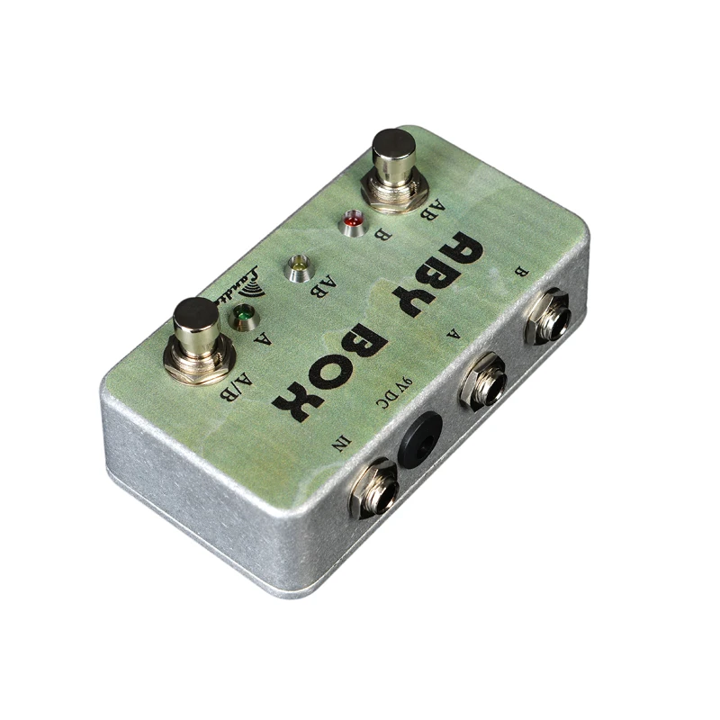 Imagem -03 - Atualizado Landtone Feito à Mão Aby Efeito Guitarra Pedal Caixa Switcher True Bypass Amp Aby Pedal Caixa