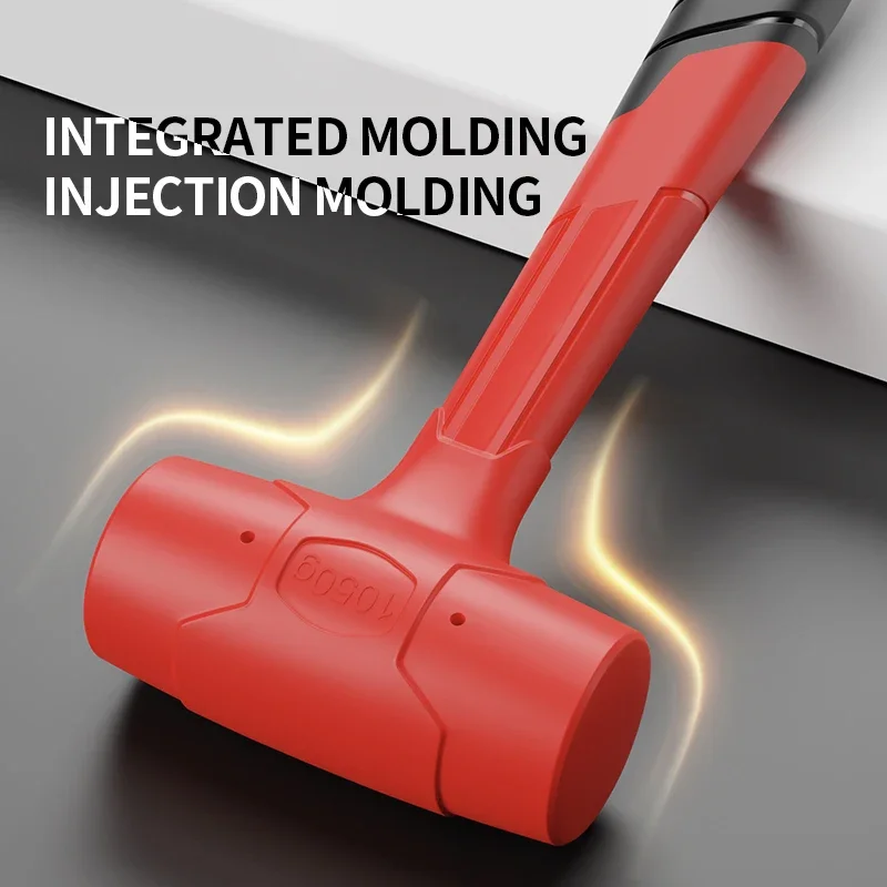 Multifunctional Rubber Hammer Paste Floor Tile Marble Special Home Beef Tendon Mallet Hammer Installation No Elasticity Hammer