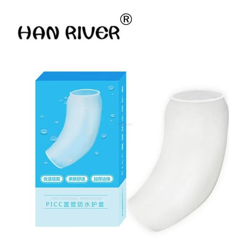 Gear central venous nursing bathing suite silicone waterproof sheath wound cases