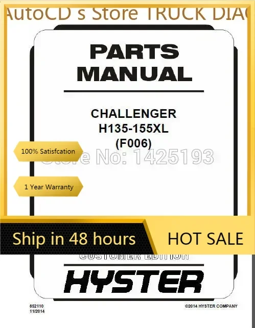

AutoCD Новые полные запасные части Hyster PDF 2017, США