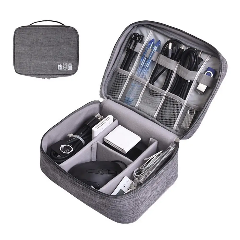 Ortable Electronic Digital Storage Bag Multifunctional Travel Large-capacity Handbag Protective Dust-proof Case O6D2