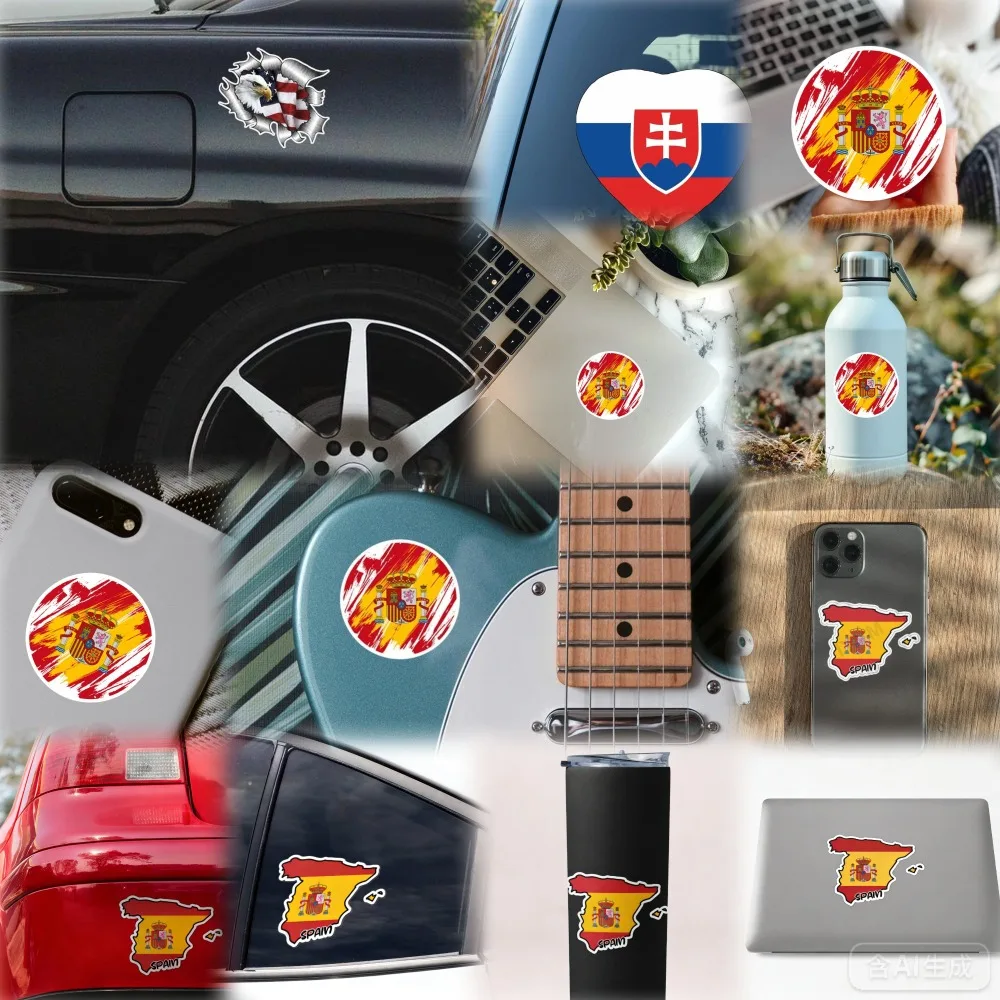 Sweden Oval Sticker with Flag Cute Boat Helmet Anti UV Auto Accessories Vinyl Decal For Car Truck SUV Window Bumper Laptop