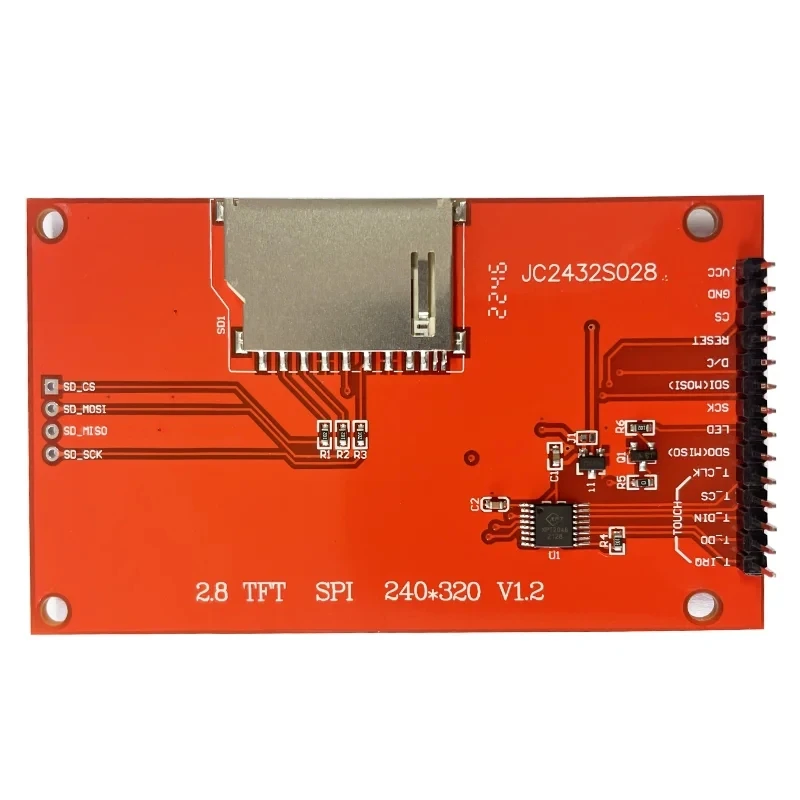 Imagem -04 - Smart Display Screen com ou sem Toque Spi Lcd Tft Module Original de Fábrica Ili9341 2.8 240x320