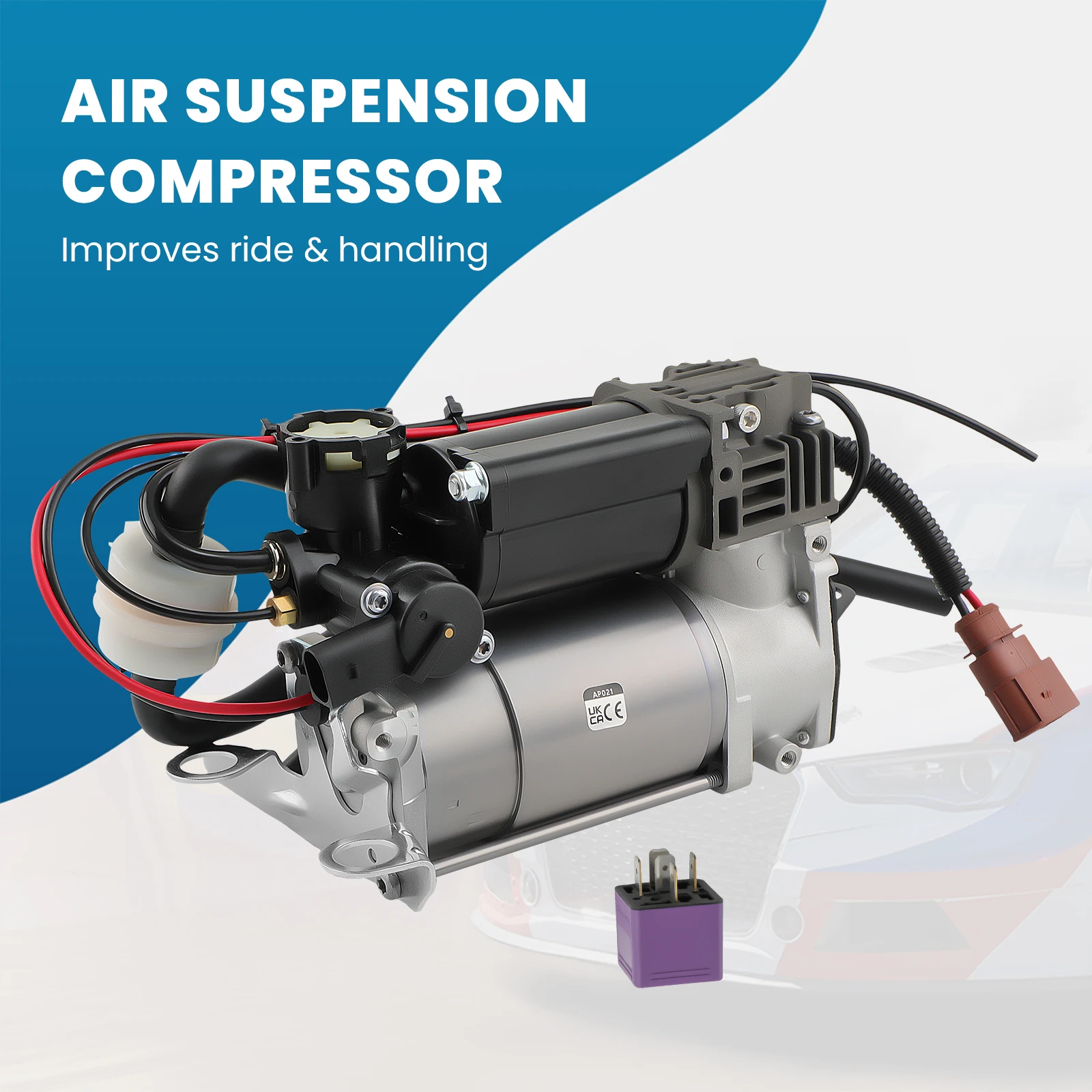 Air Suspension Compressor Pump For Audi A6 Allroad 4FH C6 3.0 TDI 3.0L 6cylShock Absorber Parts