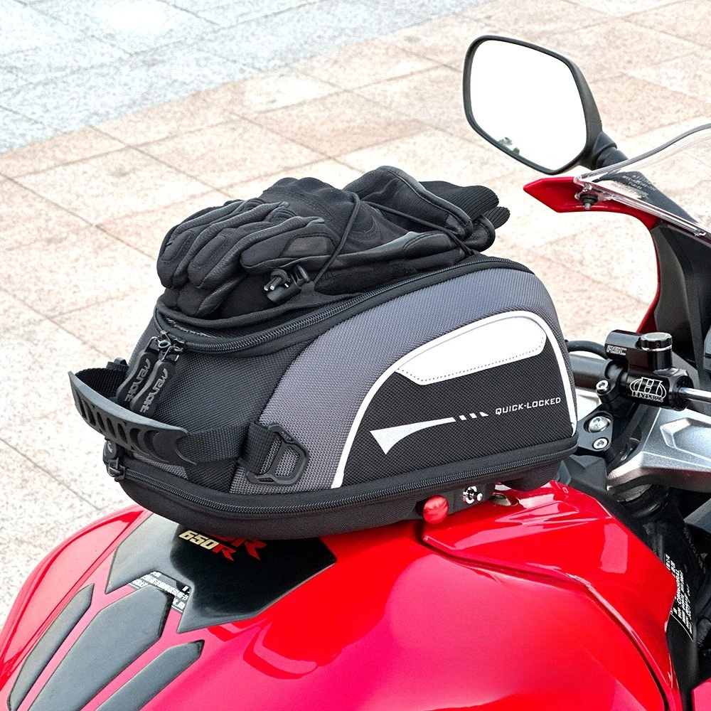 For Honda CBR500R CBR 650F/R CB1000 CBR1000RR NT1100 VFR1200 Motorcycle Fuel Tank Bag Luggage Carrier Quick Lock Racing Backpack
