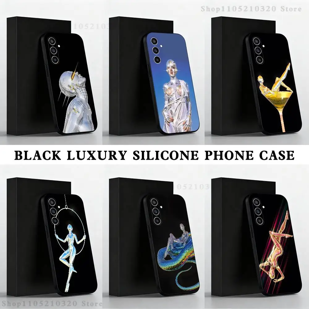 

Art H-Hajime Sorayamas Phone Case For Samsung S 25,24,23,22,30,21,10,9,Ultra,Plus,Lite,FE,4,5 G Black Soft Case