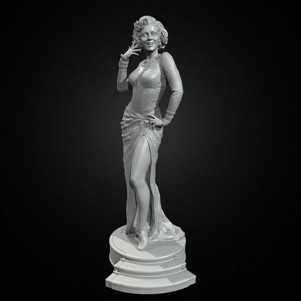 

Высота человека, 50 мм, 75 мм, 90 мм, наборы моделей из смолы, фигурка красоты, бесцветная и самостоятельная сборка (3D-печать) TD-7345/3D