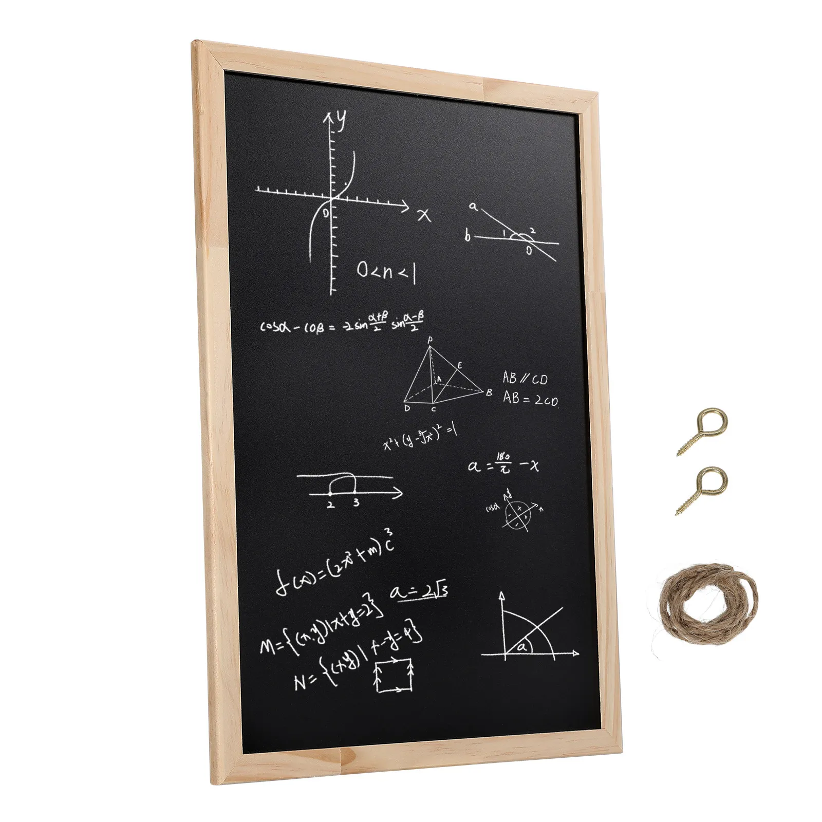 placa-de-quadro-negro-montada-na-parede-com-moldura-de-madeira-superficie-lisa-apagavel-estilo-rustico-que-economiza-espaco-para-casa-escritorio-e-sala-de-aula