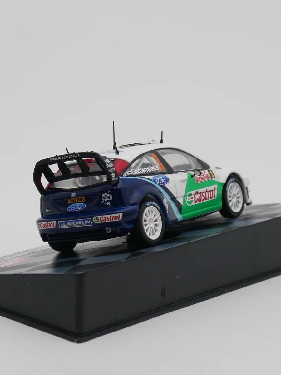 Ixo 1:43 FORD FOCUS RS WRC 2005 T.GARDEMEISTER J.HONKANEN Diecast Car Model Metal Toy Vehicle