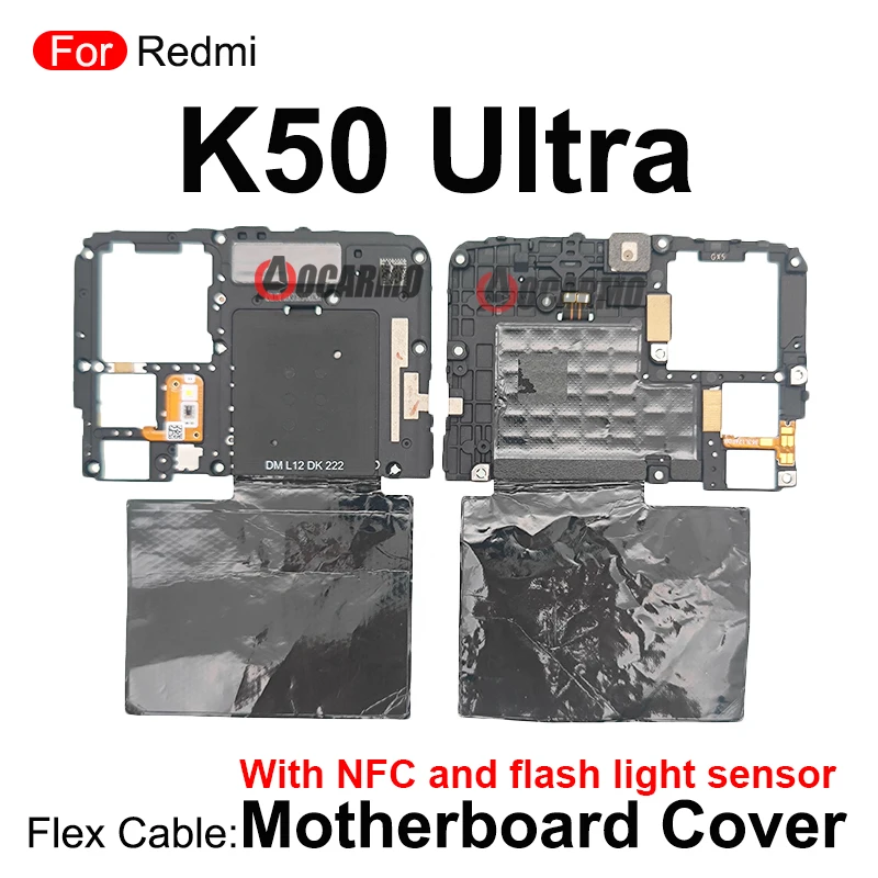 For Redmi K50 Ultra K60 K20Pro Motherboard Cover With Signal Antenna NFC Module Replacement Part For Xiaomi Mi 9T Pro