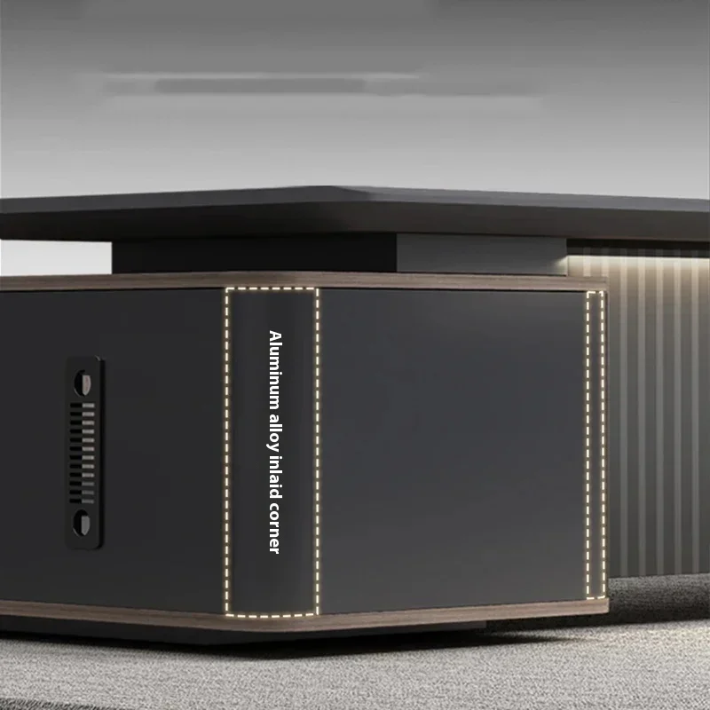 مكتب مكتب الأثاث المنظم غرفة طاولة الكتابة ركن دراسة المنزل بسيط متعدد الوظائف الكمبيوتر طاولات المؤتمرات التنفيذية #5