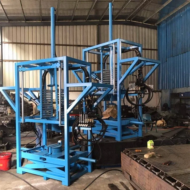 Hydraulic Type Tire Tripling Machine Waste Tire Load Machine Powerful Device Tyre Load CN Garage Tools Waste Wheel Transport