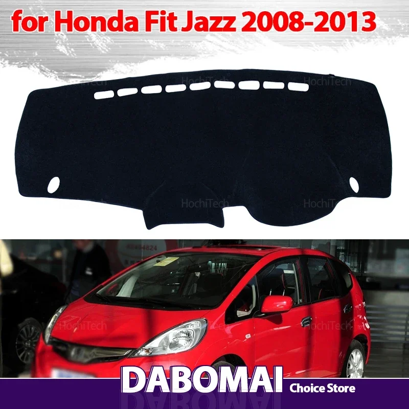 

Dashboard Cover Dash Board Mat Carpet Pad Shade Cape Blanket Car Accessories for Honda Fit Jazz 2008-2013 GE6 GE7 GE8 GE9