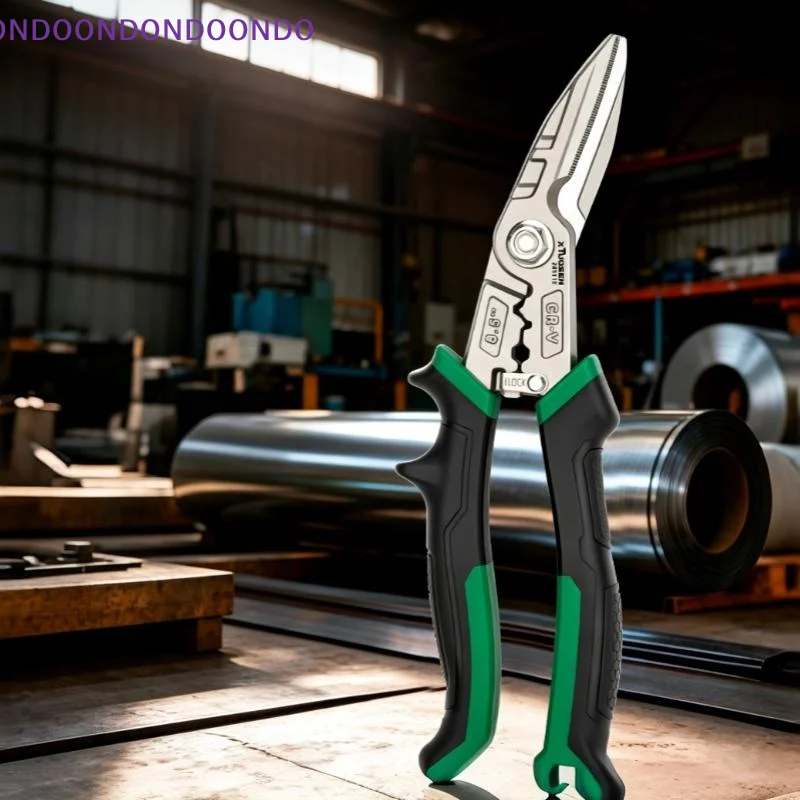 Aviation Curved Tin Snips Multipurpose High Hardness Rust Proof Metal Cutting Shears for Outdoor Construction Work
