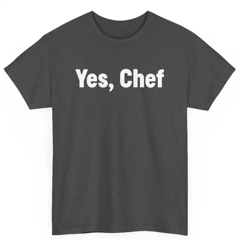 Yes Chef Restaurant Worker Waiter Cook Baker Cooking Staff T Shirt