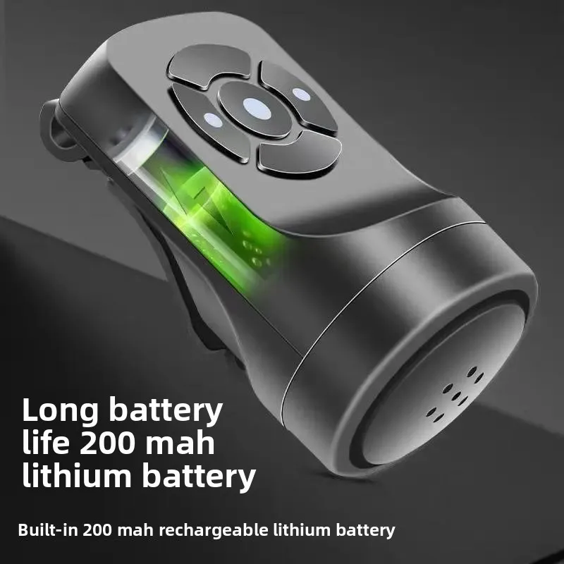 USB Rechargeable Bike Electric Horn - Waterproof Safety Warning Bell for MTB Mountain Cycling