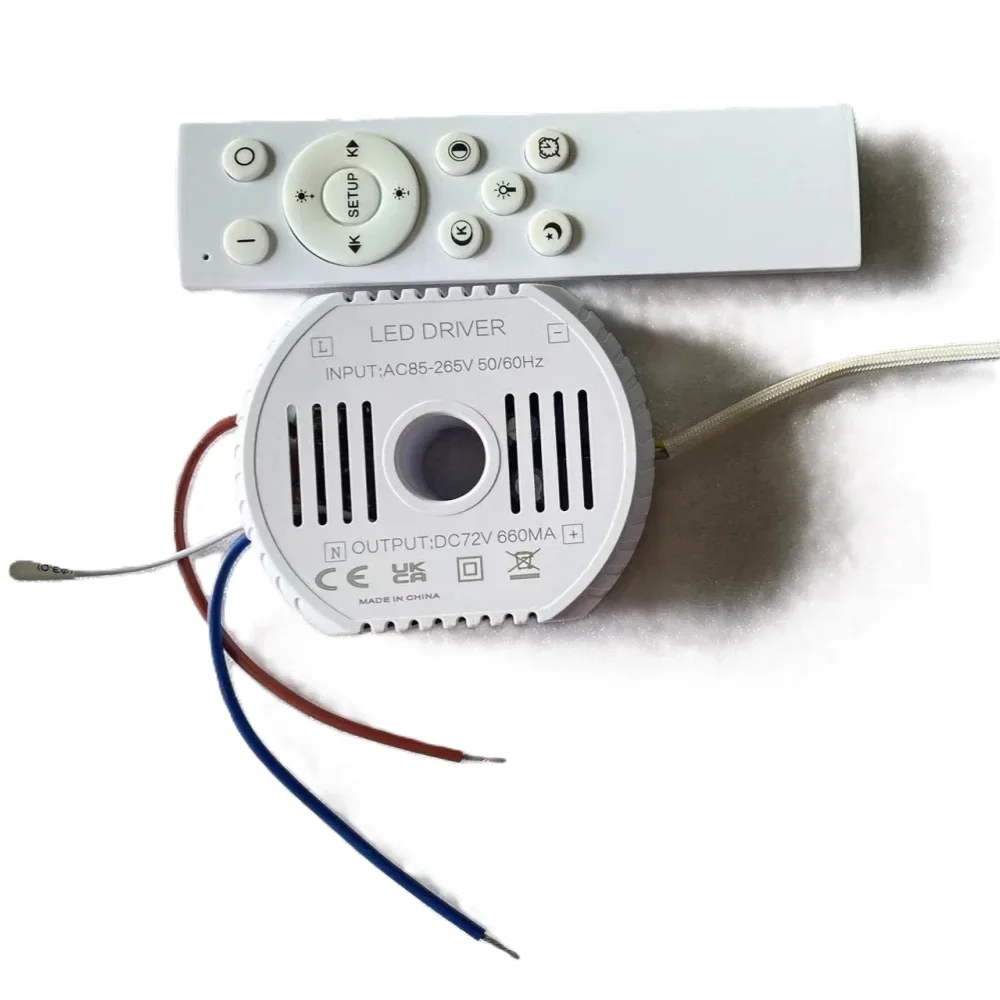 

IRANAL Ceiling Lamp Driver Control Lighting Transformer with Remote Control AC85-265V Easy To Install Overvoltage Protection