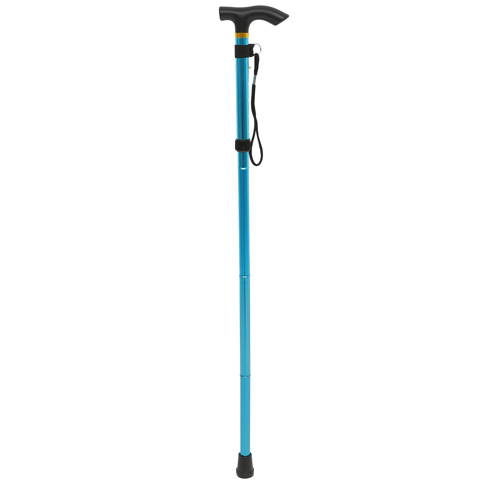 

Non-slip Adjustable Height Aluminum Alloy Folding Walking Stick Cane Travel Crutch Alpenstock