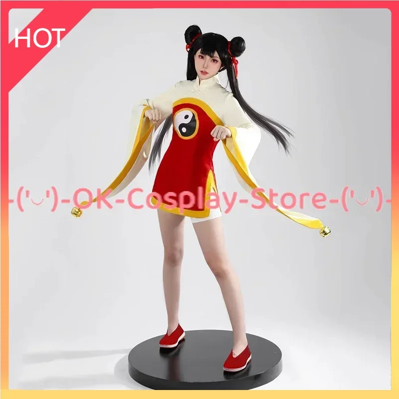 

[Custom Made] Anime Card Captor Sakura Li Meiling Cosplay Costume Clear Card Sakura Kungfu Suit Girls Dress Carnival Uniform