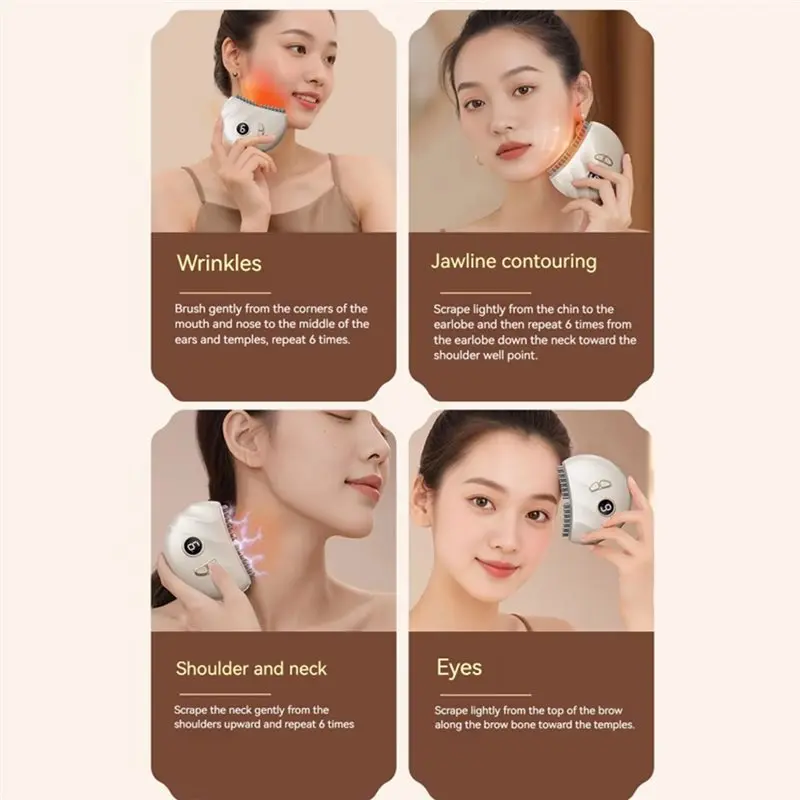 B51CNEW! TMJ Massager Rechargeable Digital Display Vibration Heating For Grinding And Clenching Teeth Relief