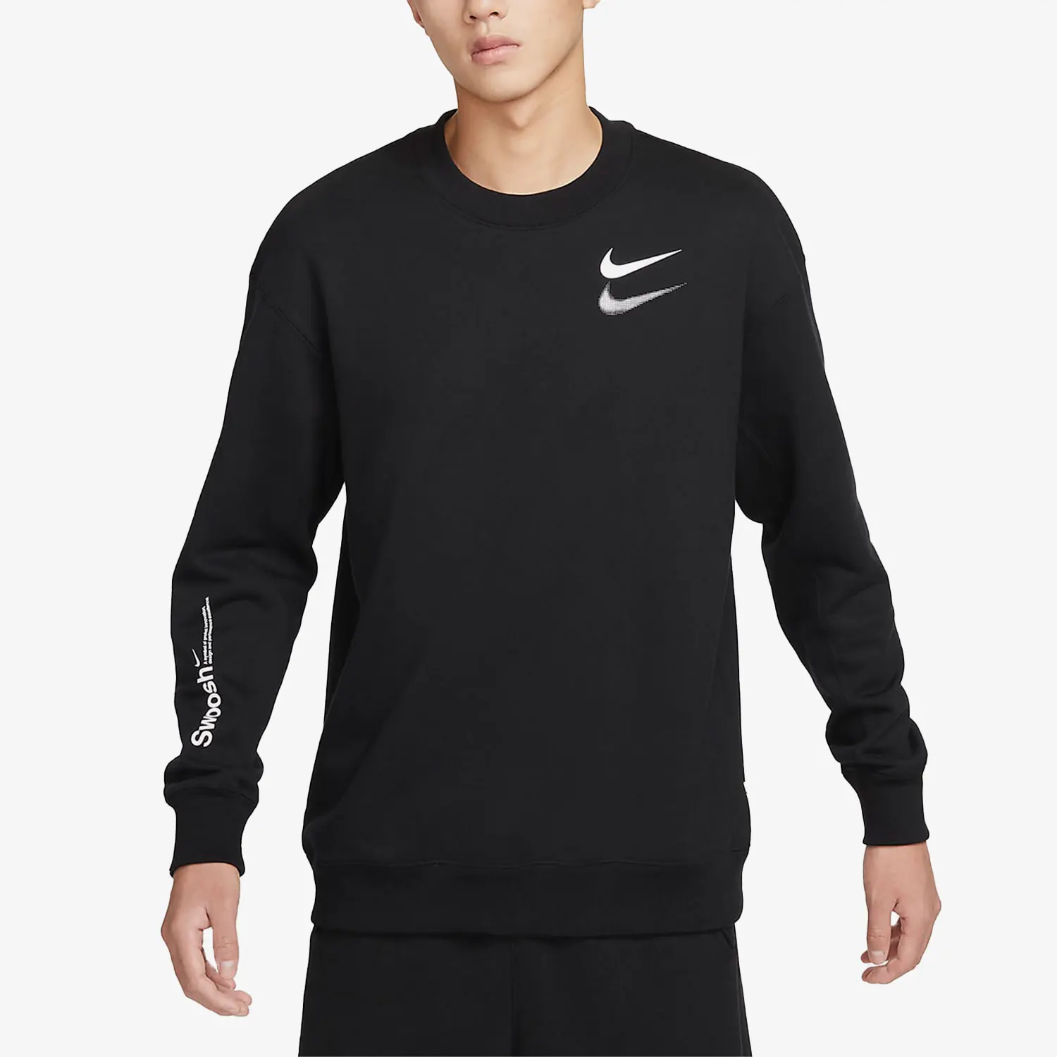 

Оригинальная мужская повседневная толстовка Nike Sportswear Swoosh с круглым вырезом FB1911-010