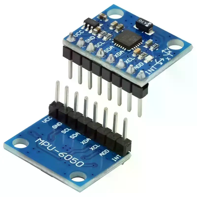 MPU6050 GY-521 3-Axis Accelerometer Gyroscope 6DOF Sensor Module High Precision Small Size Breakout Board 1 Set