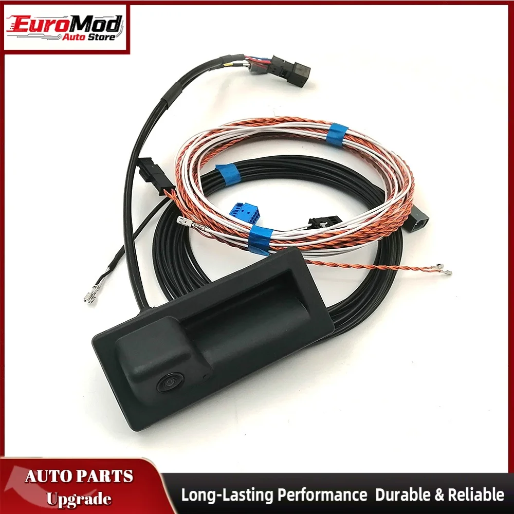 3V0827566L Highline Rear View Camera For Audi A4 B9 8W 2015-2024 Trunk Handle Reverse Camera Dynamic Guidance Line Parking Assis view 2