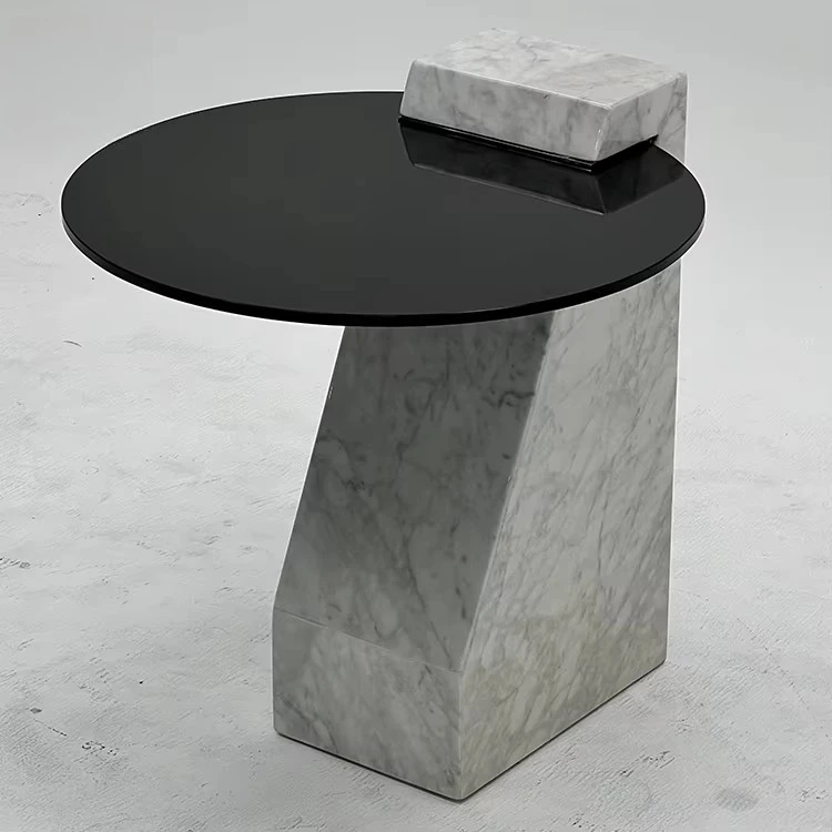 yr-Modern Italian Luxury Glass Console Table Style for Living Room or Hotel for Balcony Access Home Use Coffee Table-