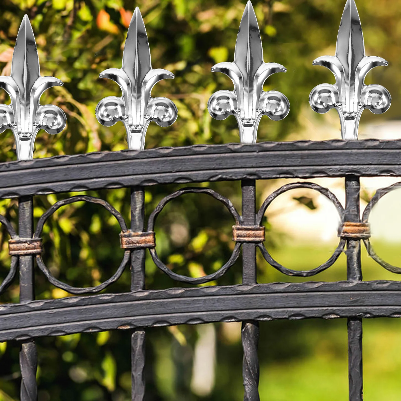 

10 Pcs Stainless Steel Anti Climbing 201 Fence Garden Lawn Yard Gate Post Finials