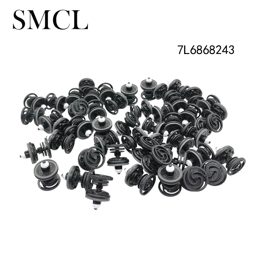 7L6868243 50Pcs Door panel trim clip For VW Caddy Jetta/syncro Teramont Touareg Multivan