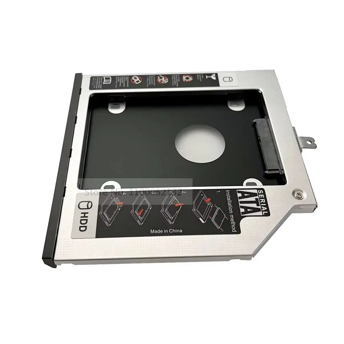 with Bezel 9.0mm 2nd Secondary 2.5 HDD Hard Drive Optical bay Caddy Frame for Lenovo ThinkPad T440p T540p W540p T540 W540 W541