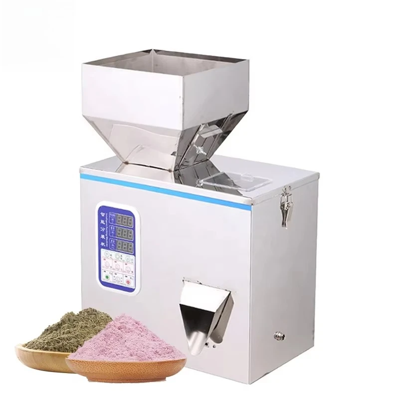 50-500g High Quality Customized Matcha Milk Coffee Chilli Powder Semi Automatic Quantitative Desktop Weighing Filling Machine