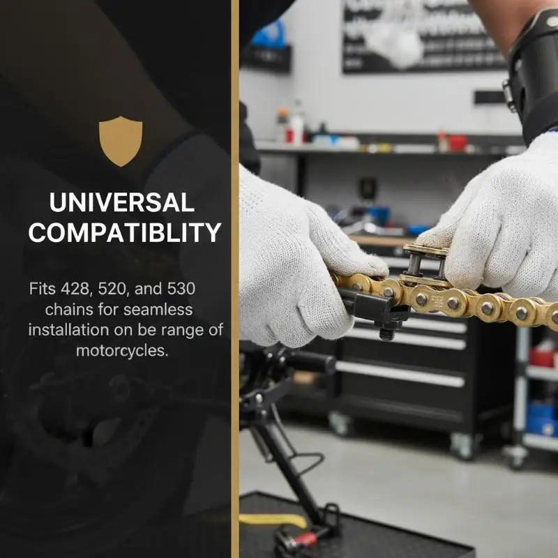 New 428 520 525 530HV Chain Connector Heavy Connecting Master Joint Link With O-Ring Chain Lock Motorcycle Buckle Ring Link - view 4