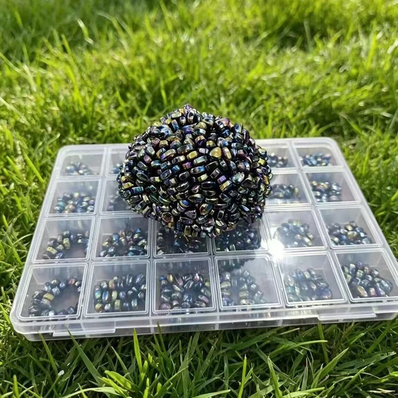 500/1000Pcs Colorful Stone Cobblestone Fun DIY Template for Entertainment Accessories Multiple Combinations Decoration Wholesale
