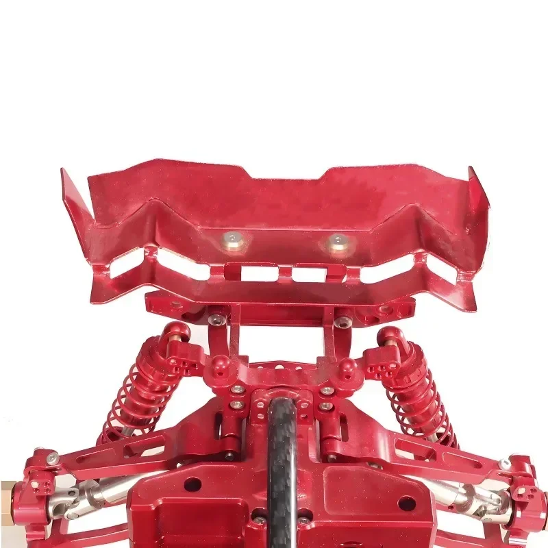 Must-Have für MJX 1/14 14209/14210 RC-Autos! 27 g Heckflügel und Spoiler aus Aluminiumlegierung für Metall-Upgrade