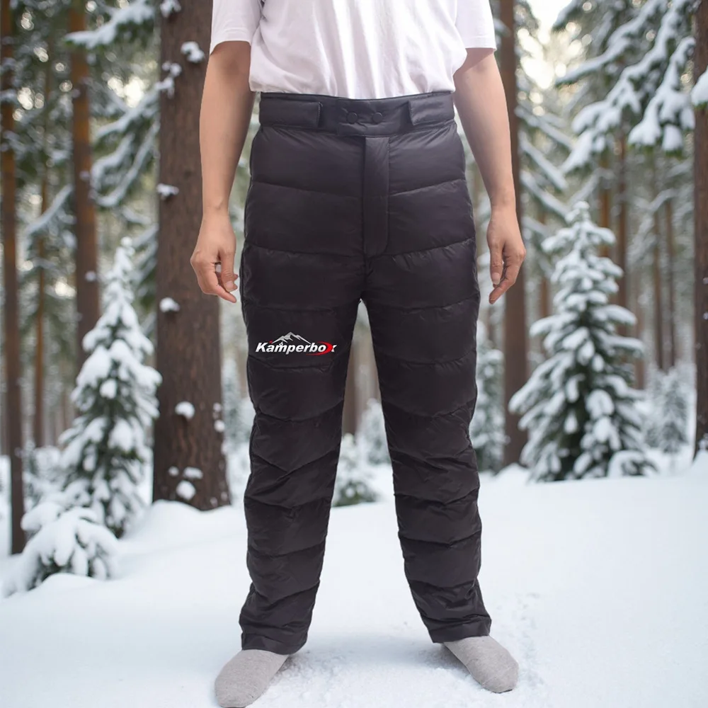 

Зимние походные брюки. Зимние теплые брюки. Пуховые брюки для улицы. Ветрозащитные термоштаны для пешего туризма. Лыжные брюки для кемпинга.