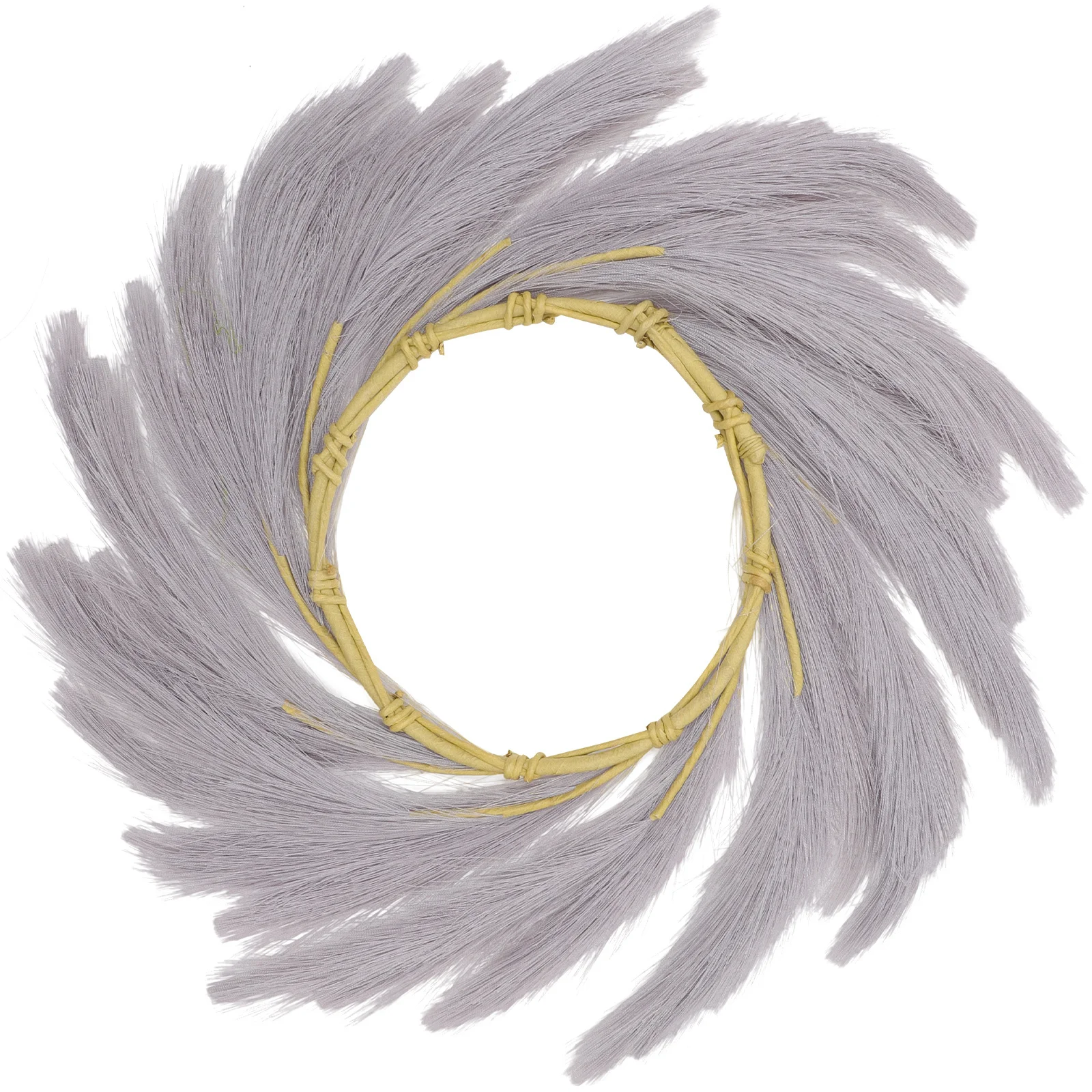 

Faux Phragmites Wreath 24 Inch Artificial Reed Wreath For Home Decor Farmhouse Wall Hanging Holiday Door Sign Ornament