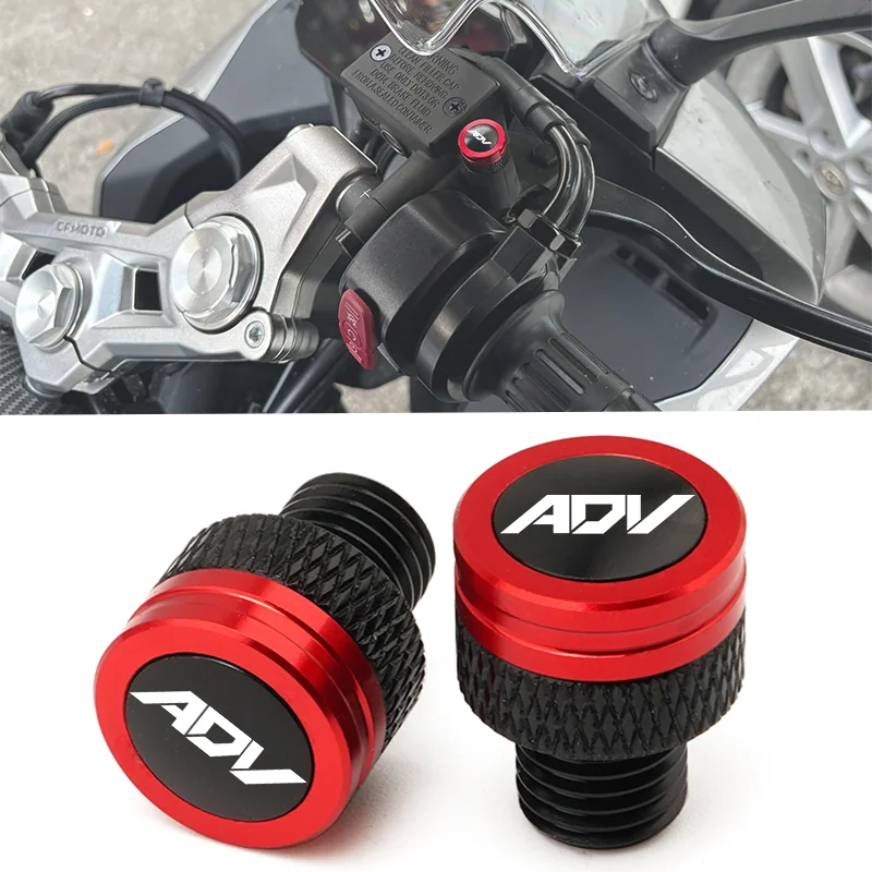 

FOR HONDA ADV150 ADV 350 150 ADV350 ADV160 Motorcycle Accessories Tire Valve Stem Caps Cover Rearview Mirror Plug Hole Screw Cap