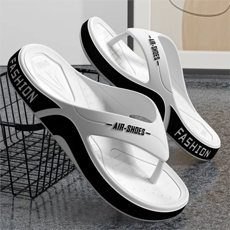 Asgard منصة النعال للرجال الصيف دافئ لينة عدم الانزلاق الحمام الوجه يتخبط المنزل النعال في الهواء الطلق صنادل شاطئ مسطحة عادية