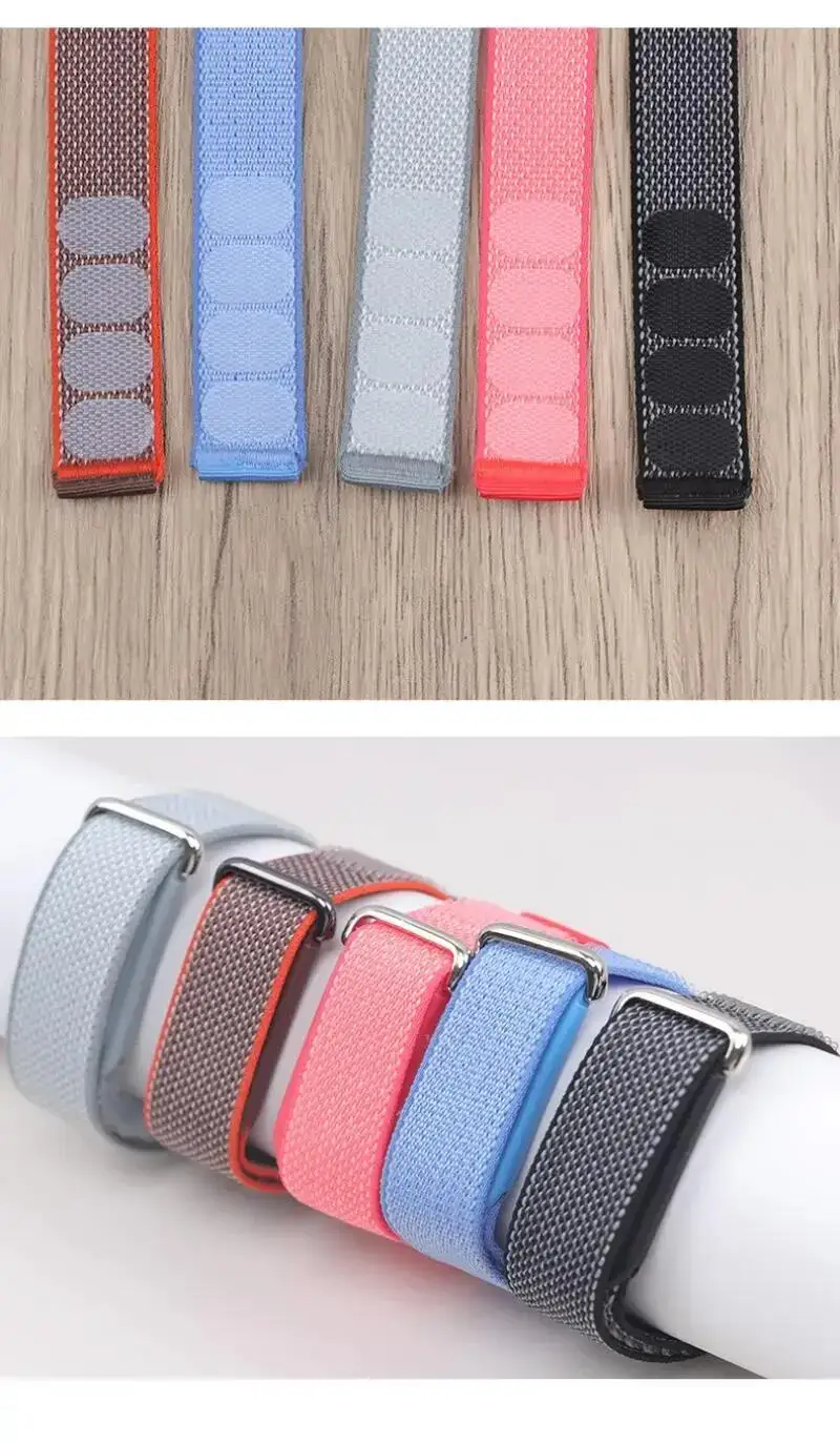 Nylon-Schlaufen-Bizeps-Sportarmband für Google Fitbit Air Armband Schnelltrocknendes Atmungsaktives Armband Zubehör für Fitbit Air Armband – Detail 18